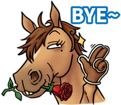 Crazy Horse Clipart - Cartoon (408x353)