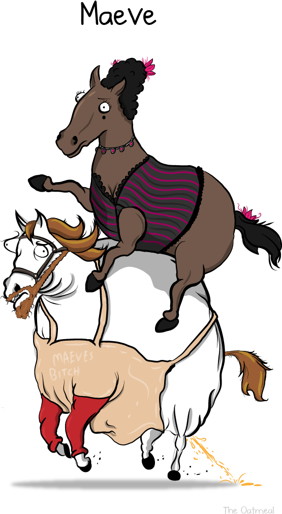 The Characters Of Westworld Beautifully Reimagined - Characters Of Westworld As Horses (600x1065)