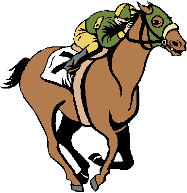 Economy Shifting From Plow Horse To Race Horse - Horse Racing Clip Art (385x399)