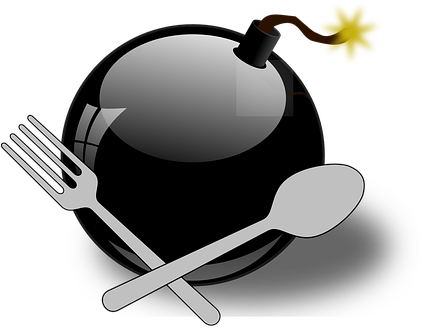 Bomb, Lit, Fuse, Explosive, Spark - Denial-of-service Attack (421x340)