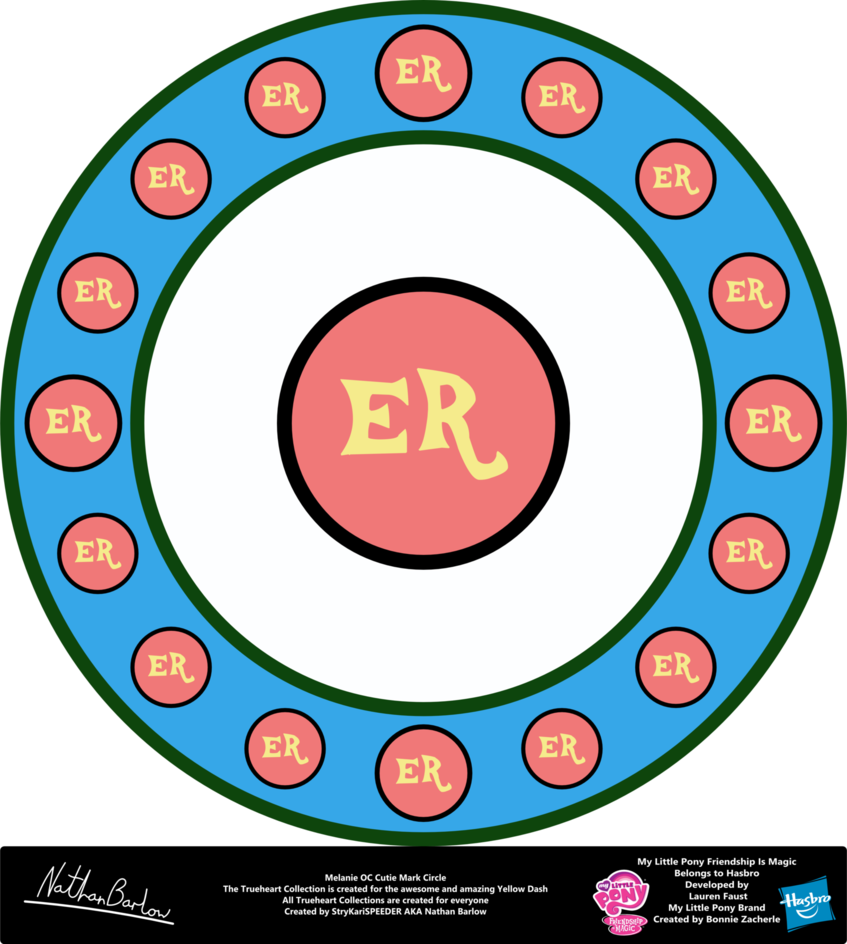 Melanie Oc Cutie Mark Circle By Strykarispeeder - Elements Of Art Color (847x944)