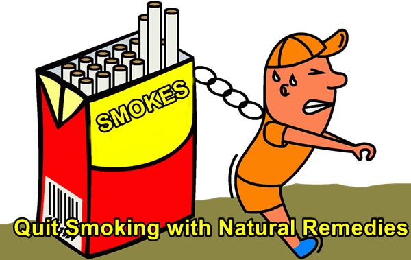 Quit Smoking With Natural Remedies - Cartoon (600x379)