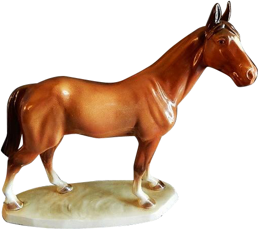 Katzhutte/hertwig Porcelain Sorrel Horse Figure - Sorrel (504x504)