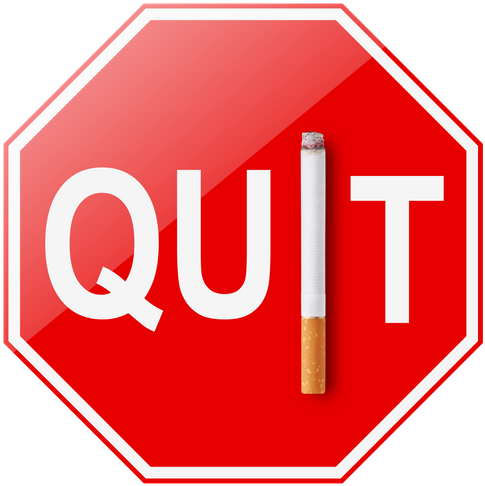 Quit Smoking Sign - Stop Smoking Stop Sign (550x550)
