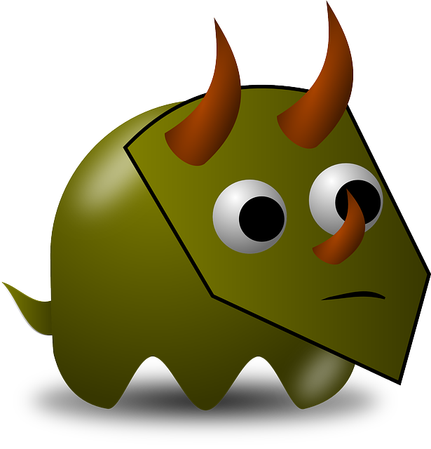 Cartoon Dinosaur, Jurassic, Pacman, Pac-man, Cartoon - Pacman Dinosaur (1229x1280)