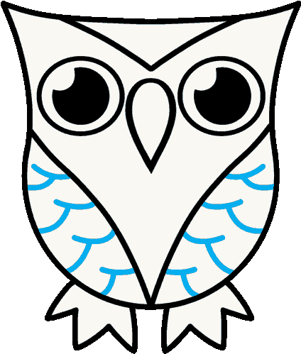 How To Draw Owl - Cartoon Owl (680x599)