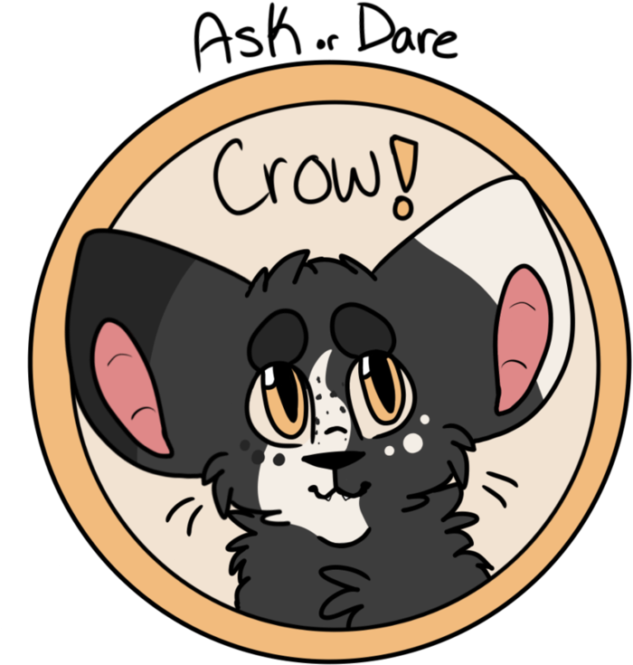 Ask Or Dare Crow By Kittlet - Cartoon (896x892)