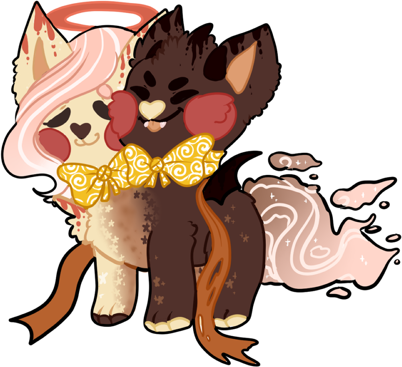 Paradisio And Inferno ~myo Sushi Dog~ By Crowcakeys - Cartoon (935x859)