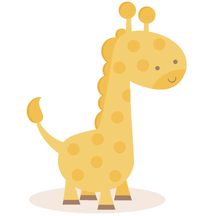 Cute Giraffe Svg Scrapbook Cut File Cute Clipart Files - Giraffe (432x432)