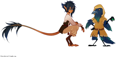 “my D&d Character Anwen With @rah-bop's Amazing Character - Dnd Kenku Memes (500x330)