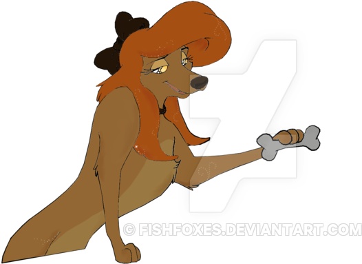 Macropodidae Cat Canidae Cartoon - Dixie From Fox And The Hound 2 (800x450)