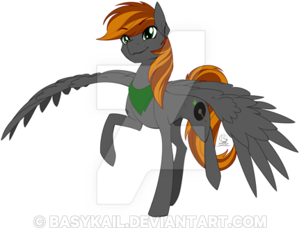 Basykail, Female, Mare, Obtrusive Watermark, Oc, Oc - Cartoon (600x424)