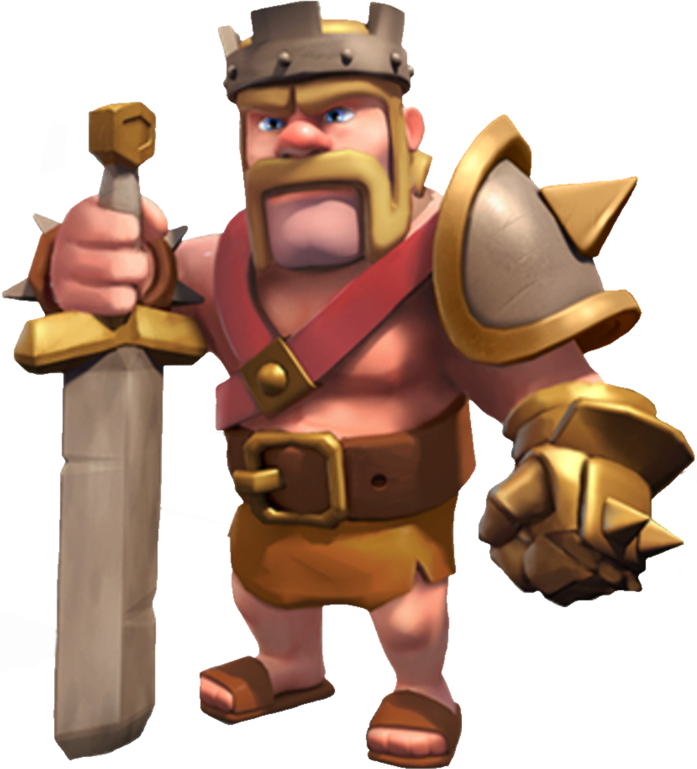 Clash Of Clans Barbarian King Png Png Image - Clash Of Clans Barbarian King Png Png Image (1950x1928)