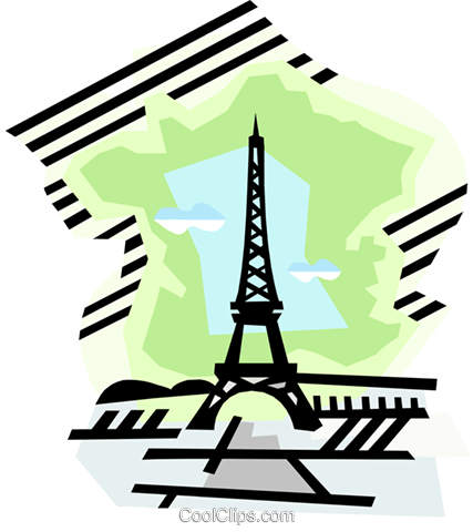 Geotechnical Style, France Royalty Free Vector Clip - Geotechnical Style, France Royalty Free Vector Clip (427x480)