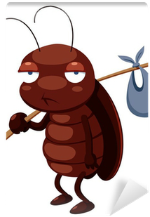 Illustration Of Cockroach Cartoon Wall Mural • Pixers® - Cockroach (400x400)