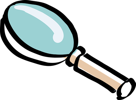 Magnifying, Glass, Magnifier, Magnify - Magnifying Glass Clipart (462x340)