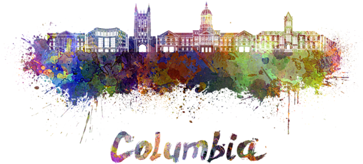 Bleed Area May Not Be Visible - Philly Skyline Watercolor (600x393)