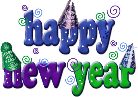 Romantic New Year Wishes For Boyfriend Him - Happy New Year Gif Video (448x347)