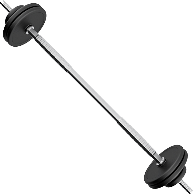 Barbell Weight Training Physical Exercise Clip Art - Barbell (635x636)