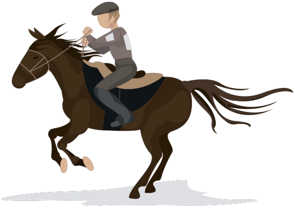 Лошадь, Конный Спорт, Спортсмен, Наездник, Horse, Equestrian, - Clip Art (600x423)