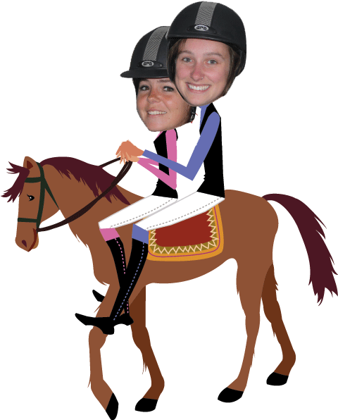 Retrouvez L'equit À La Une Dans Votre Centre Équestre - Vector Graphics (479x629)