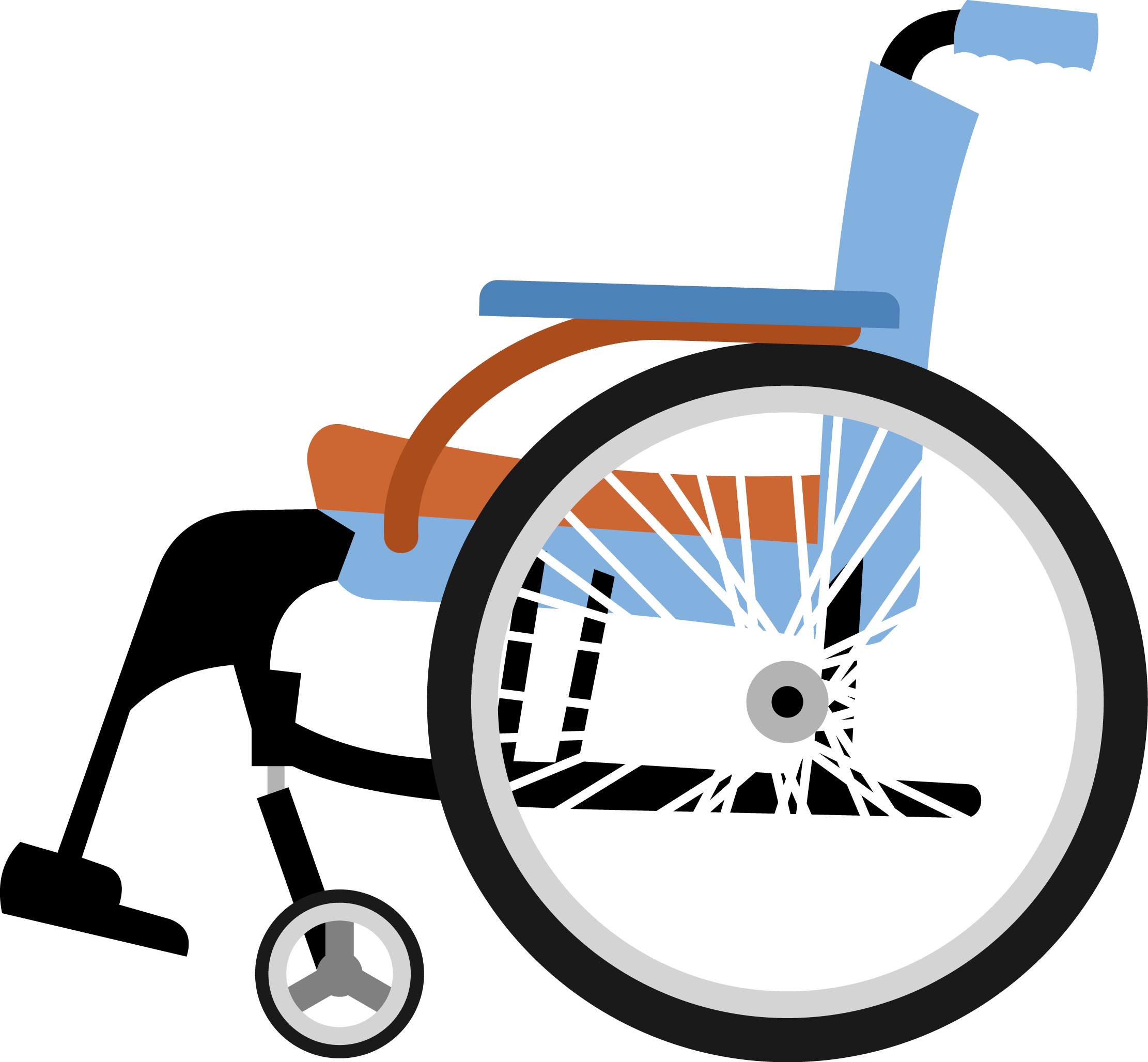 Motorized Wheelchair Clip Art - Wheelchair (2222x2056)