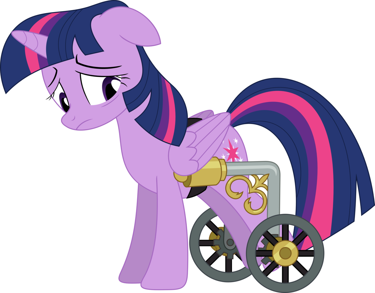 Porygon2z, Female, Mare, Paralysis, Paralyzed, Pony, - Mlp Twilight Alicorn Vector (1280x1000)