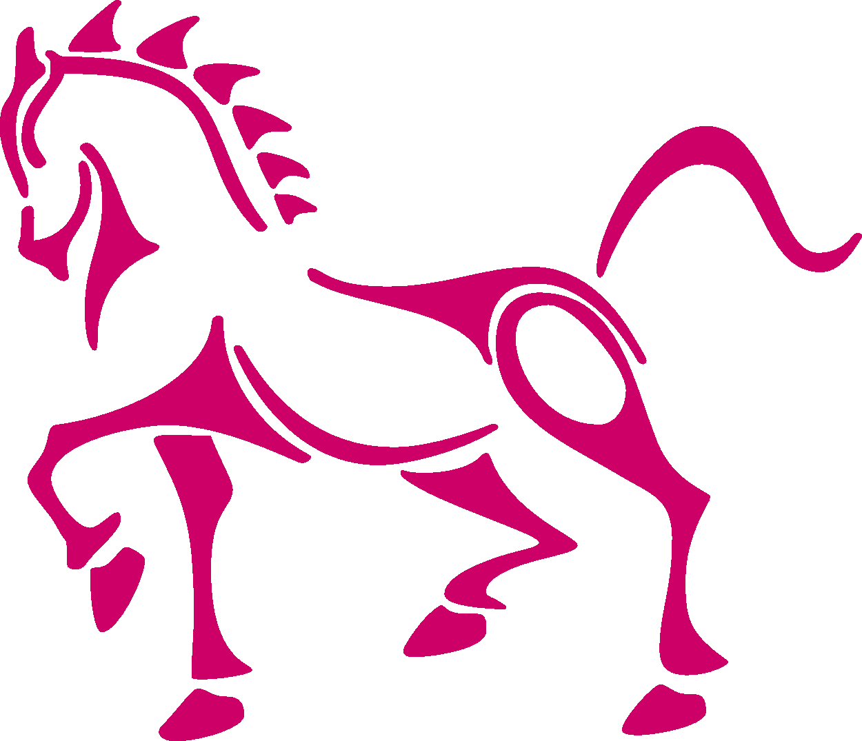 Horse 3 Page - Graphic Horse (1250x1075)