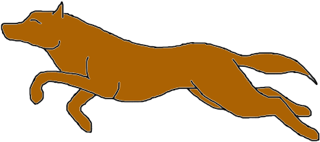 Moving Clipart Horse - Animated Wolf (600x400)