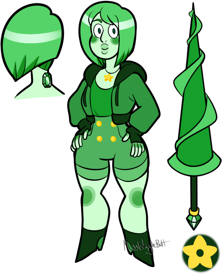 Steven Universe Emerald Oc (795x1004)