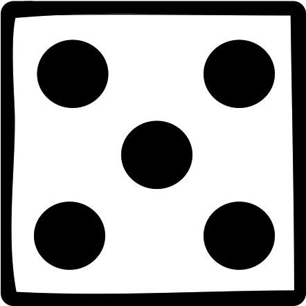 If They Roll A 5they Put It In Salt For 10 Counts - 5 On A Dice (520x526)