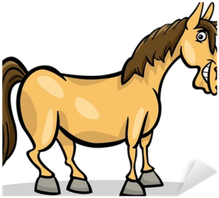 Aufkleber Pferd Nutztieren Cartoon • Pixers® - Cute Horses & Ponies Coloring Pages (400x400)