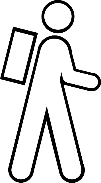 In 2007, Lara Devries Visited Huaycán For The First - Stick Figure With Backpack (355x640)