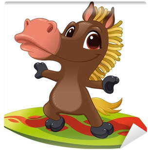 Fototapete Pferd Mit Brandung - Horse (400x400)