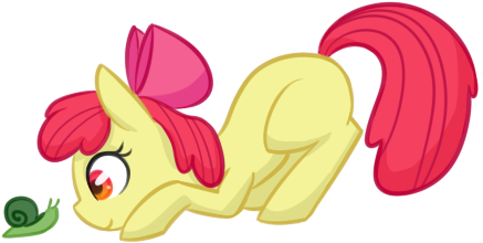 Adorabloom, Apple Bloom, Artist - Cartoon (500x400)