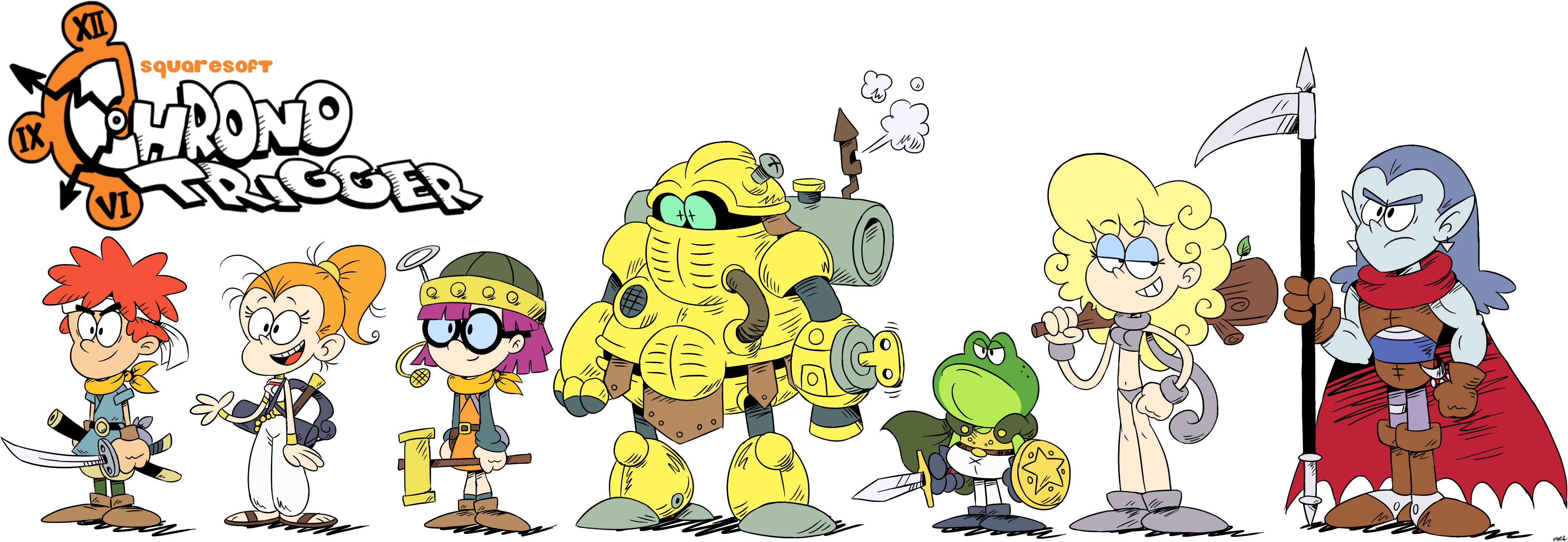 ''loud House'' Style Chrono Trigger By Master Rainbow - ''loud House'' Style Chrono Trigger By Master Rainbow (4270x1480)