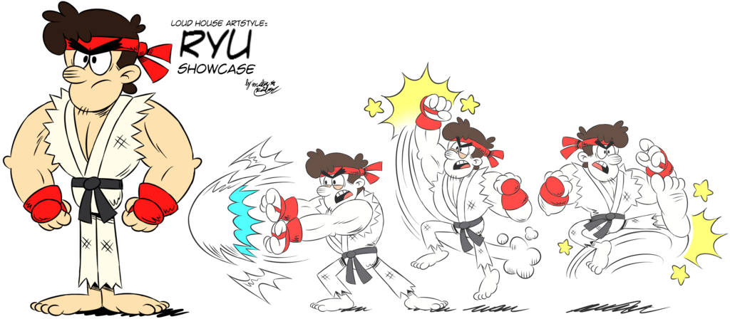 ''loud House'' Style - Goku Loud House Style (1024x448)