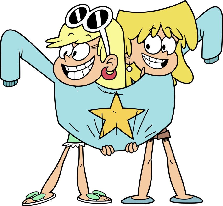 Leni And Lori's Sweater By Timeymarey007 - Lori And Leni Vector (932x858)