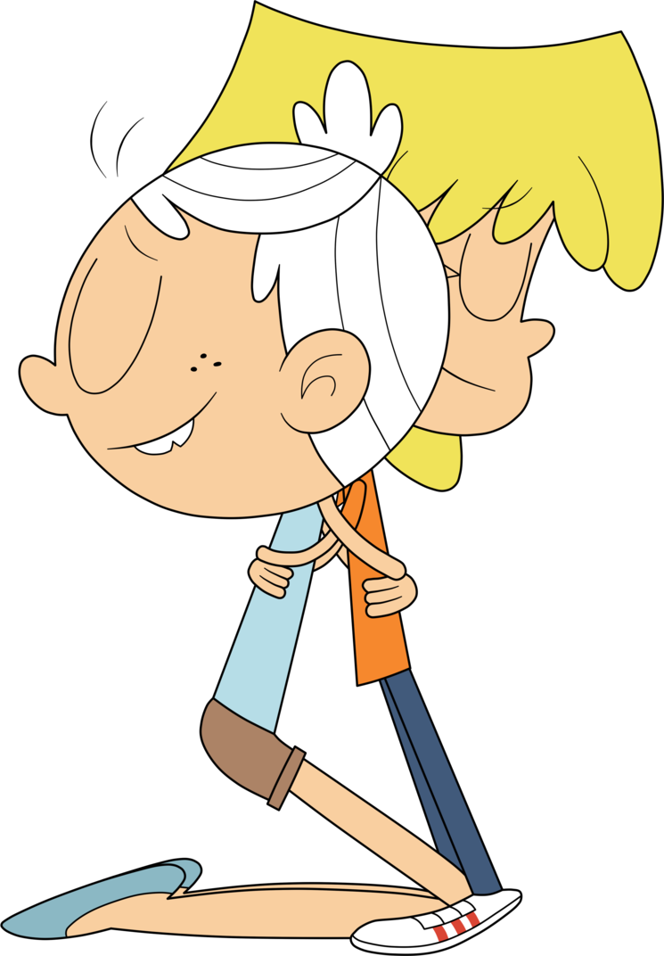 Loud Love By Nfc2005 - Lori And Lincoln Hug (745x1072)