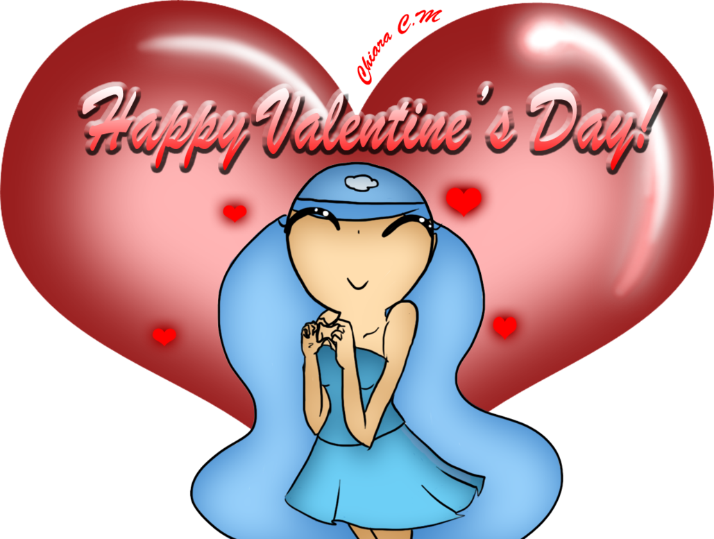 Happy Valentine's Day By Chiaracm - Cartoon (1029x777)