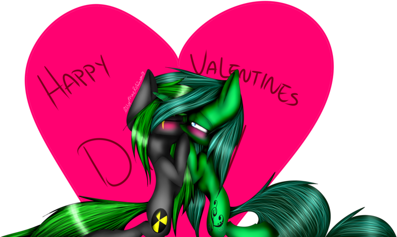 Happy Valentines Day Blazingcookie By Somerandomartist-12 - Illustration (1024x508)