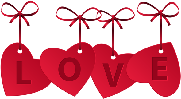 We Wish You A Happy Valentine's Day - Coracoes Pendurados Png (850x474)