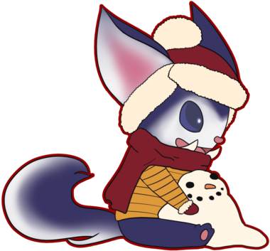 Snowday Gnar By Maririnn - Gnar Snow Day Art (400x370)