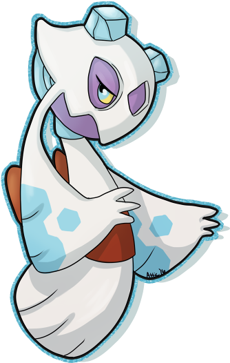 Froslass The Snow Land By Haunted-attic - Cartoon (480x550)