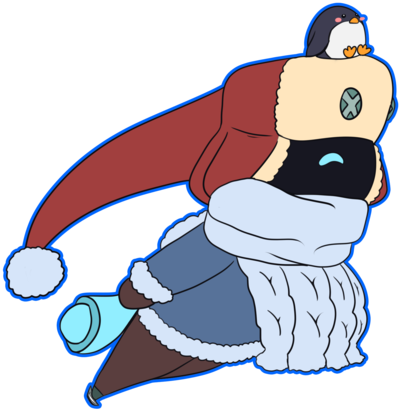 Snowday Bard By Maririnn - Lol Chibi Bard (400x414)