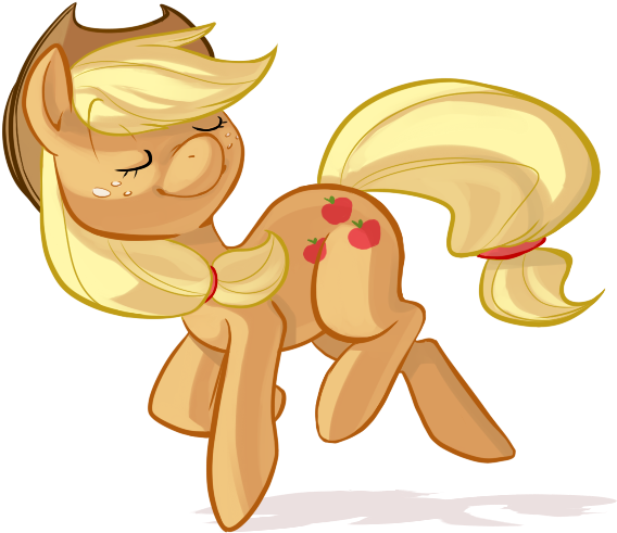 Pinkie Pie Pony Twilight Sparkle Applejack Fluttershy - Applejack (577x499)