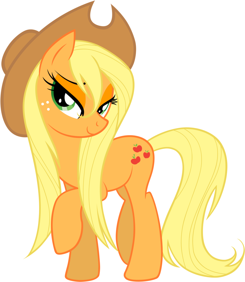 Daviez20, Bedroom Eyes, Loose Hair, Raised Hoof, Safe, - Applejack From My Little Pony (1024x1252)