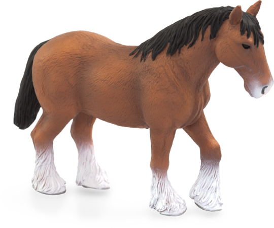 Clydesdale Horse Brown - Clydesdale Horse Png (540x450)