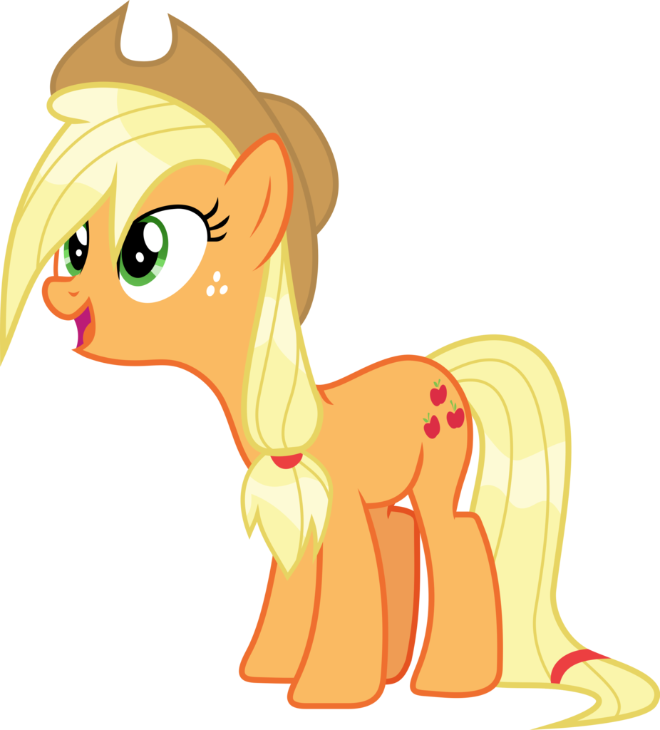 Wet Mane Applejack By Frownfactory - My Little Pony La Magia (926x1024)