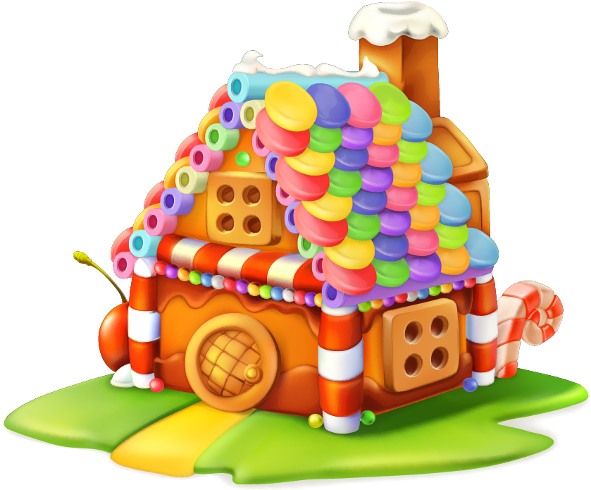 Gingerbread House Cupcake Sweetness Candy - Sweet House (857x712)